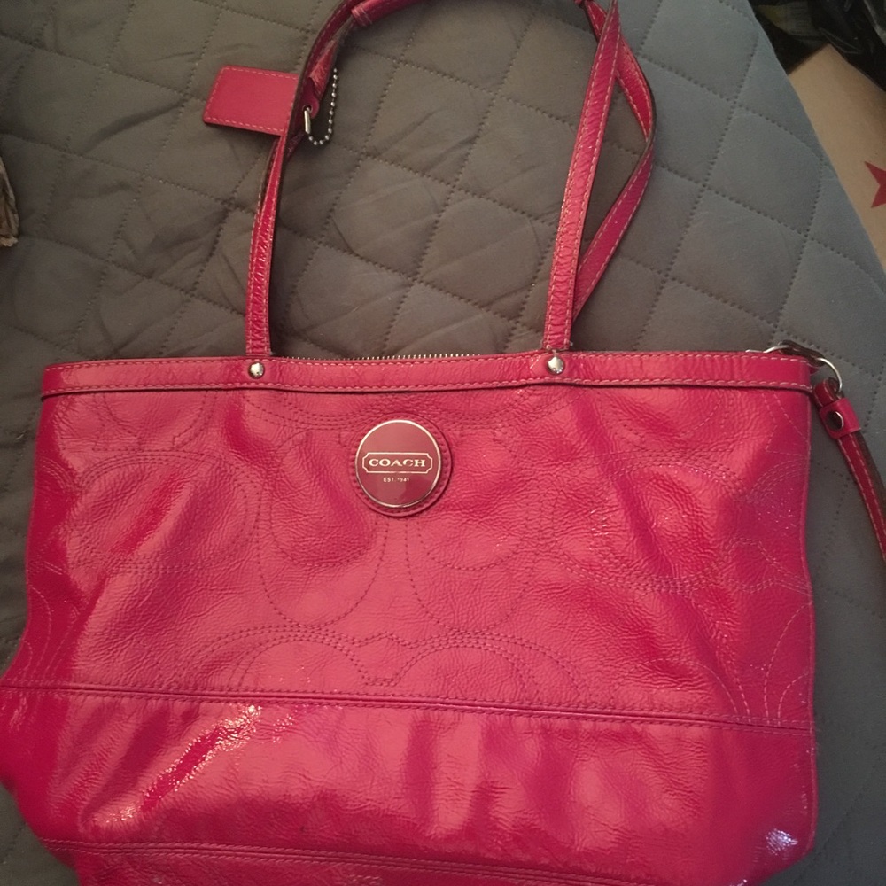 Coach fuchsia  purse